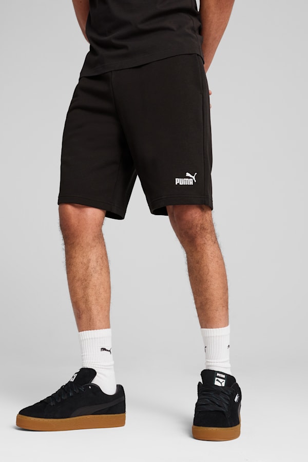 Essentials No. 1 Logo 10" Shorts Men, PUMA Black, extralarge